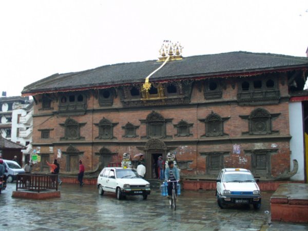 House of the Living Goddess in Durbar Square, Kathmandu