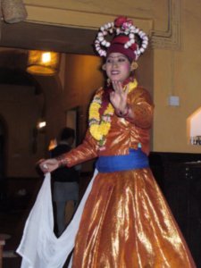 Traditional Nepalese dancer