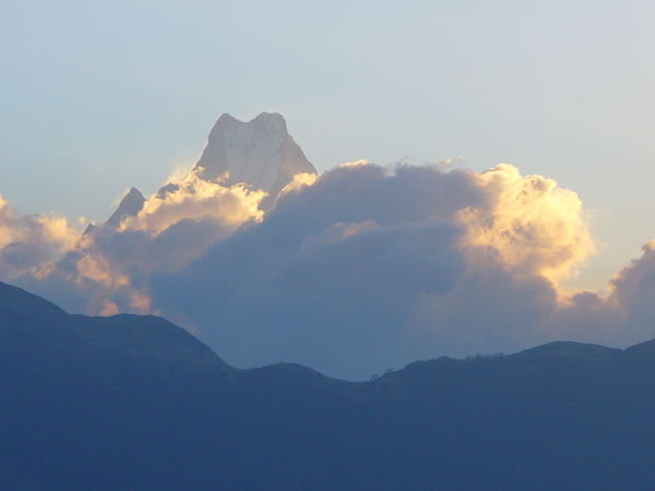 Machupuchare from the top of Poon Hill at sun rise