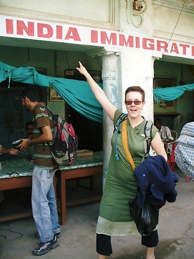 Entering India - officially