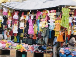 Colourful market stall, Varanasi