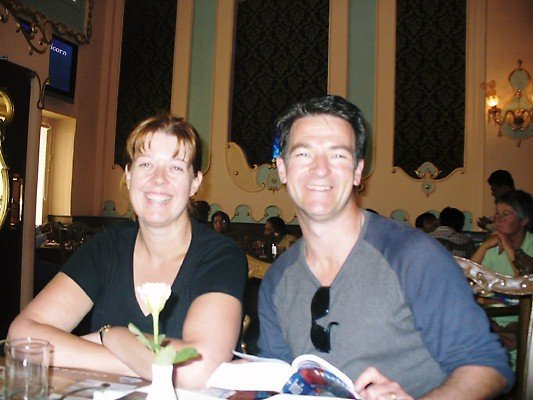 Janine and Carl, honeymooners in Delhi