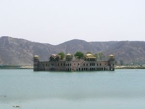 Palace on the lake near Amber Fort, Jaipur