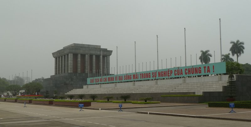 The Ho Chi Minh mausoleum