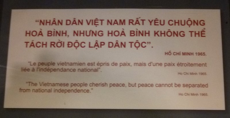 Ho Chi Minh quote, 1965