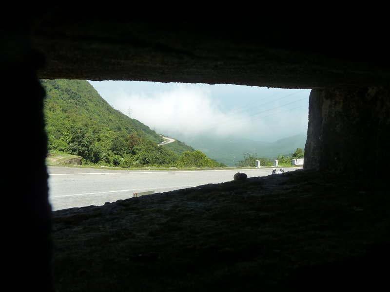 View from the bunker at the Hai Van pass