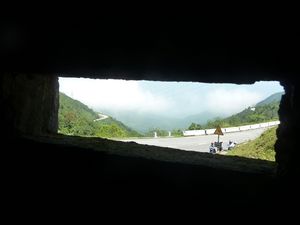 View from the bunker at the Hai Van pass