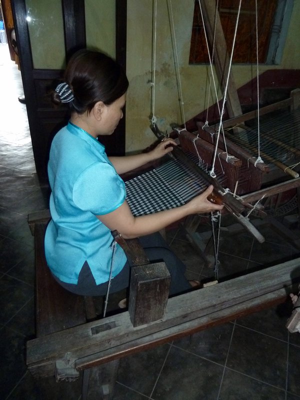 Weaving demonstration