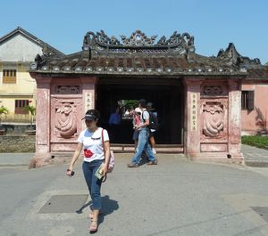 Entrance to the Japanese bridge, Hoi An