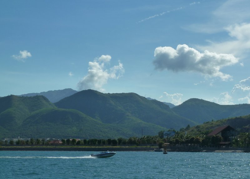 Views coming into Nha Trang harbour