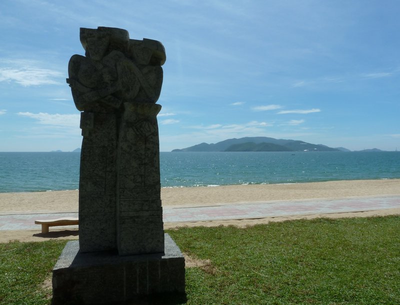 Statue near the beach