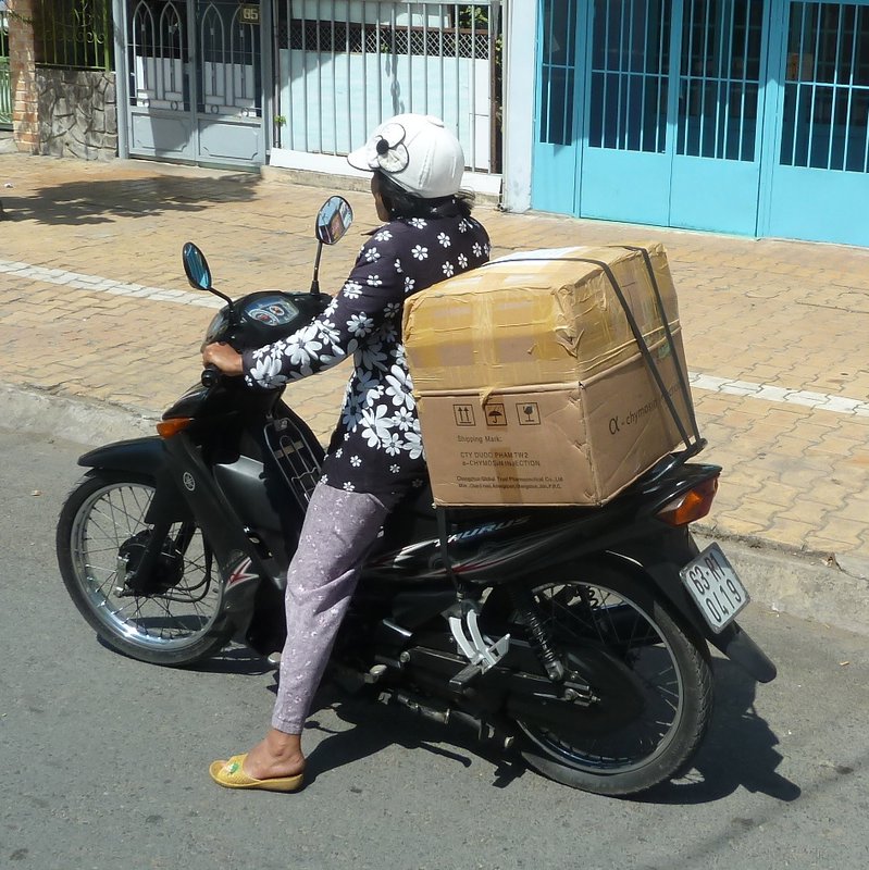 Big box on a bike