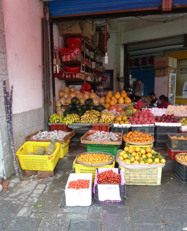 Colourful fruits for sale