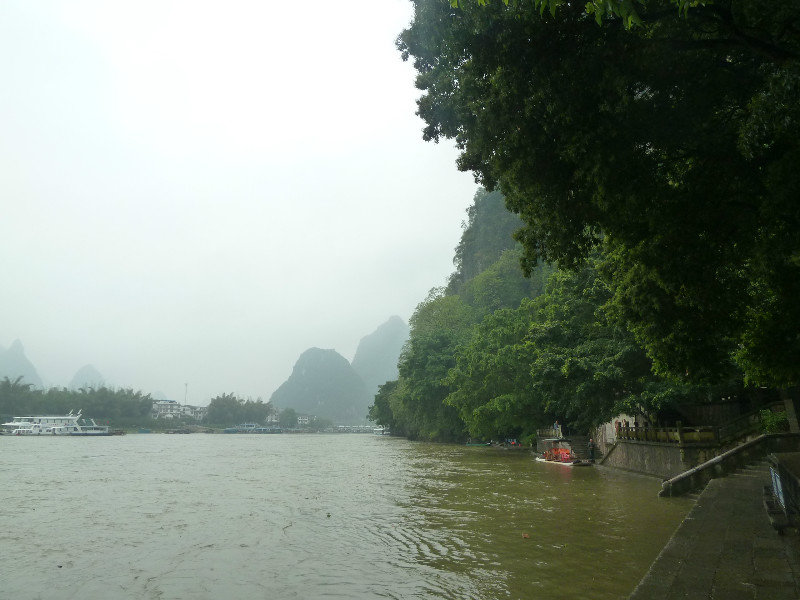Views down the Li River, Yangshuo