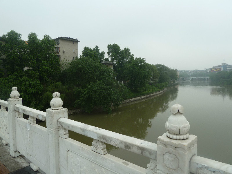 Bridge we crossed in rainy Guilin
