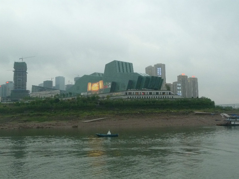Views of Chongqing from the boat