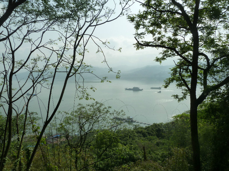 View of the Yangtze River from the Ghost City