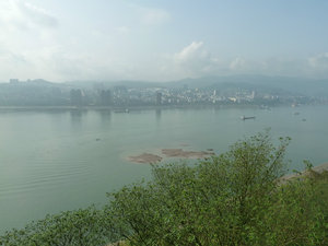View of Fengdu resettlement city
