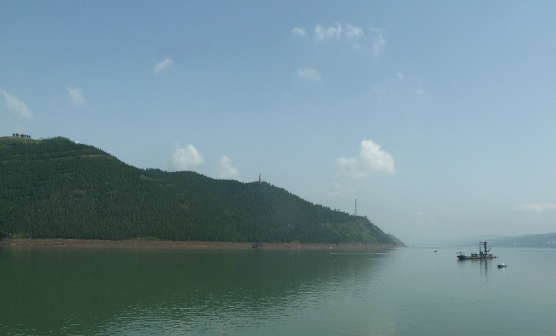 Views of the Yangtze River from our boat