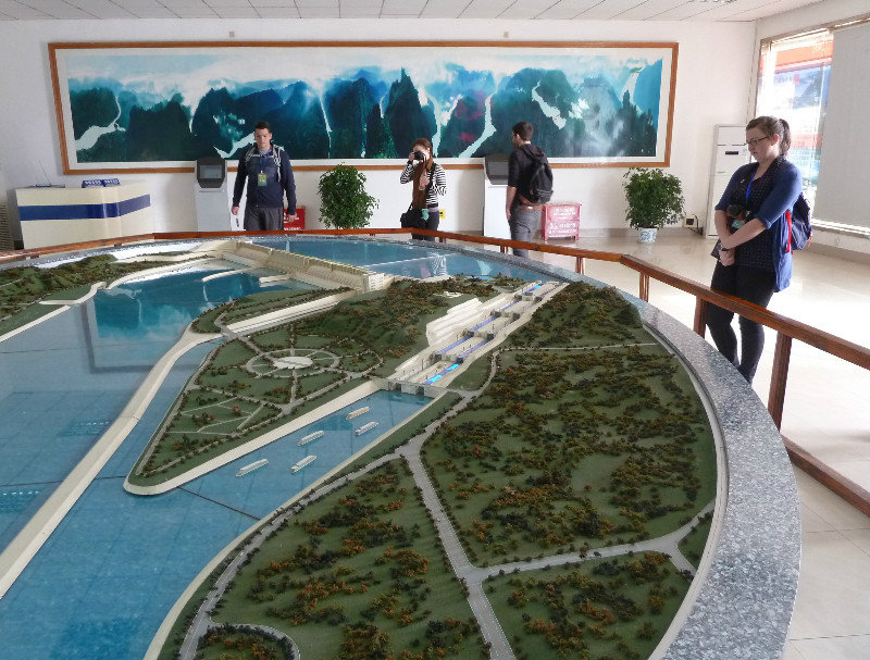 Model of the Three Gorges Dam project