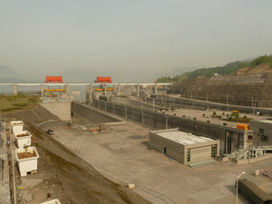 Shipping locks at the Three Gorges Dam