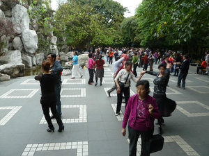 Memorial park, Chengu - ballroom dancing