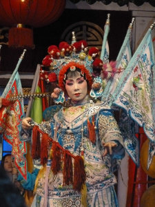 Elaborate costumes at the Chengdu Cultural Show