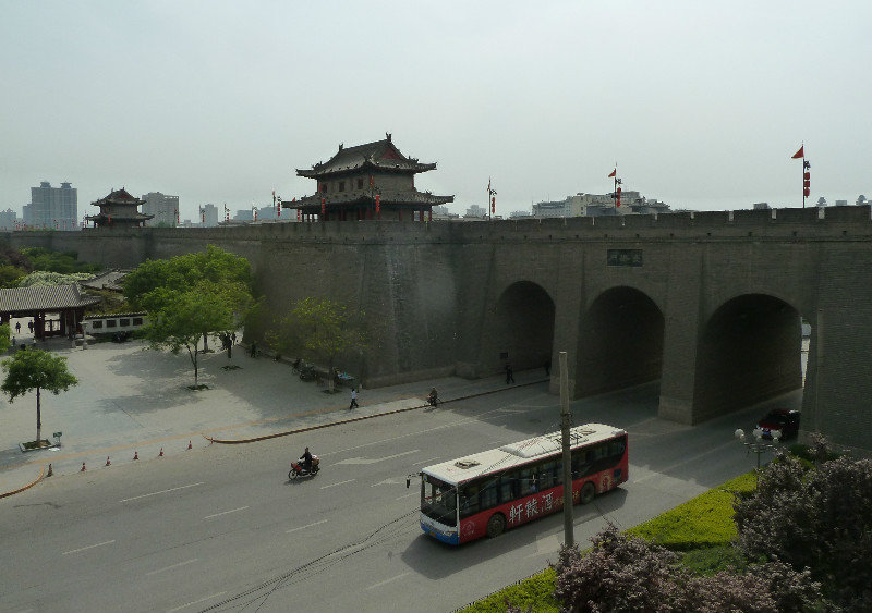 At Xian City Wall