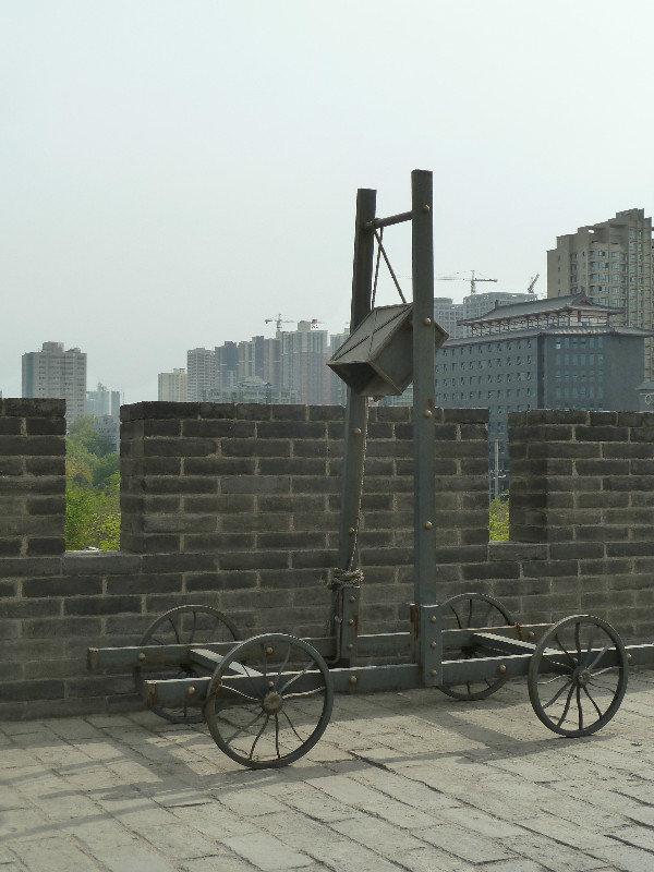 Old battle contraption, Xian City Wall