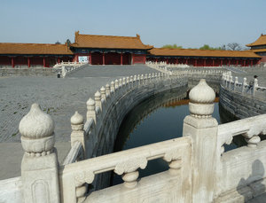 Pretty bridge in the Forbidden City