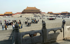The main square in the Forbidden City