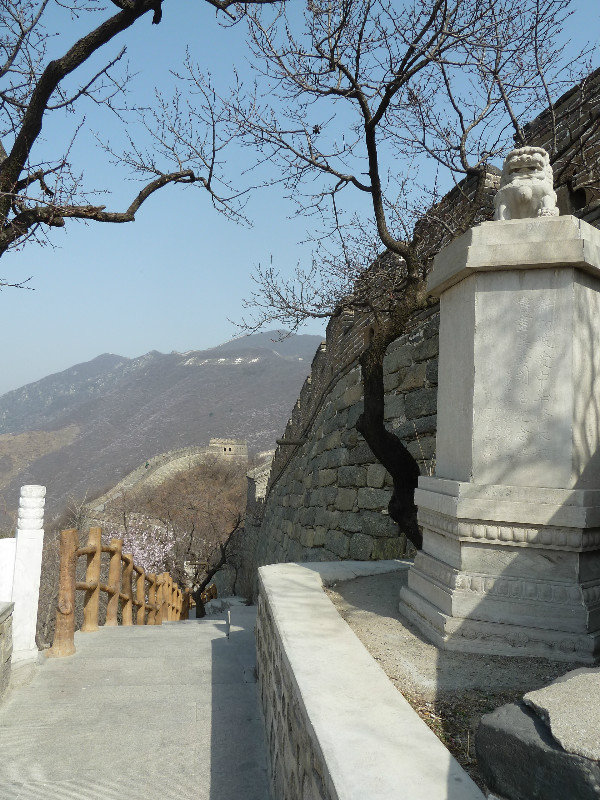 The entrance onto the Great Wall