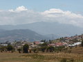 View down into Cartago and the mountains beyond