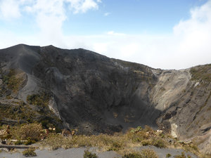 Irazu volcano crater