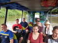 Intrepid group on its way to Tortuguero National Park