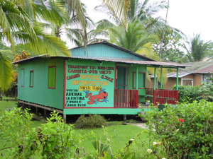 Typical Tortuguero house
