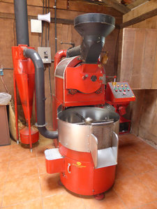 The coffee roasting machine