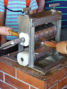 The sugar cane press