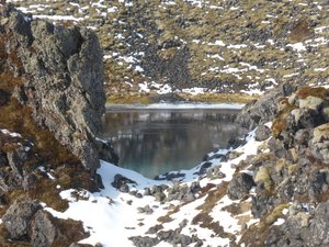 One of the 'deep pools' of Djúpalónssandur fame