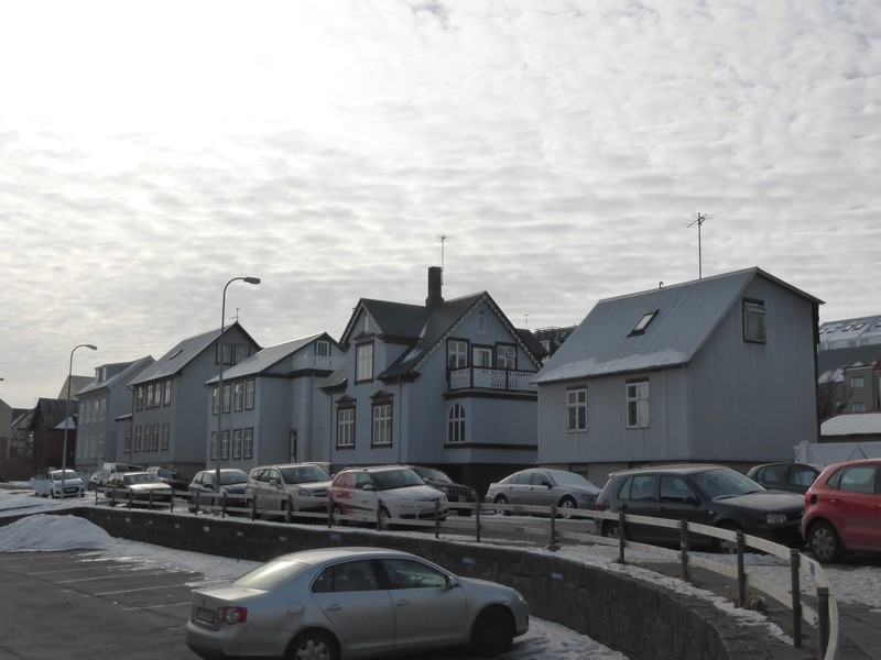 More grey Reykjavik buildings