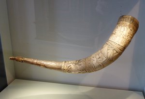 Carving on horn