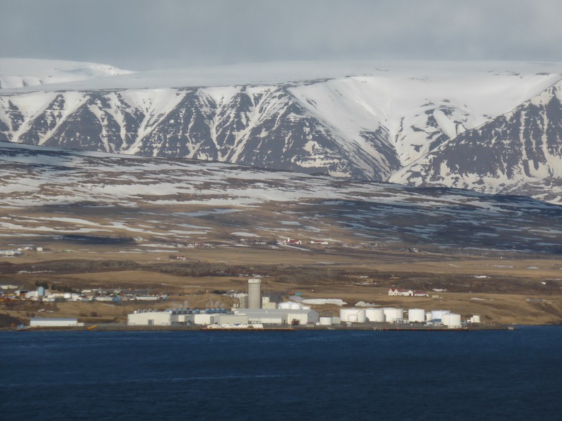Massive dairy processing factory near Akureyri