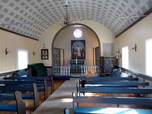 Inside Grenjadarstadur Church