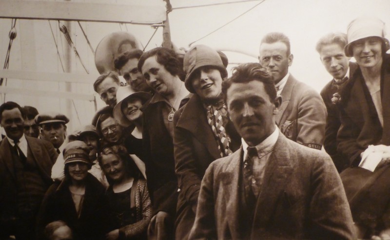 On board Gullfoss in 1927