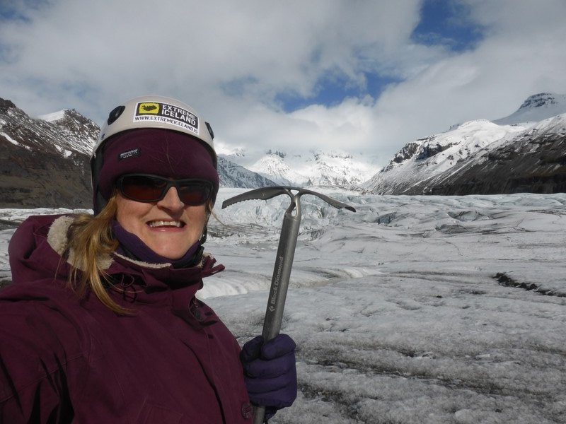 Lottie Let Loose on the glacier