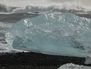 Lump of glacier ice