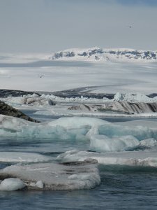 Beautiful glacier ice