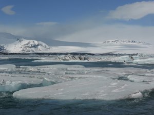 Beautiful Jokulsarlon glacier lagoon