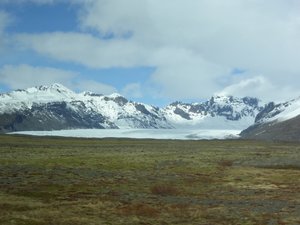 On our way to the glacier hike