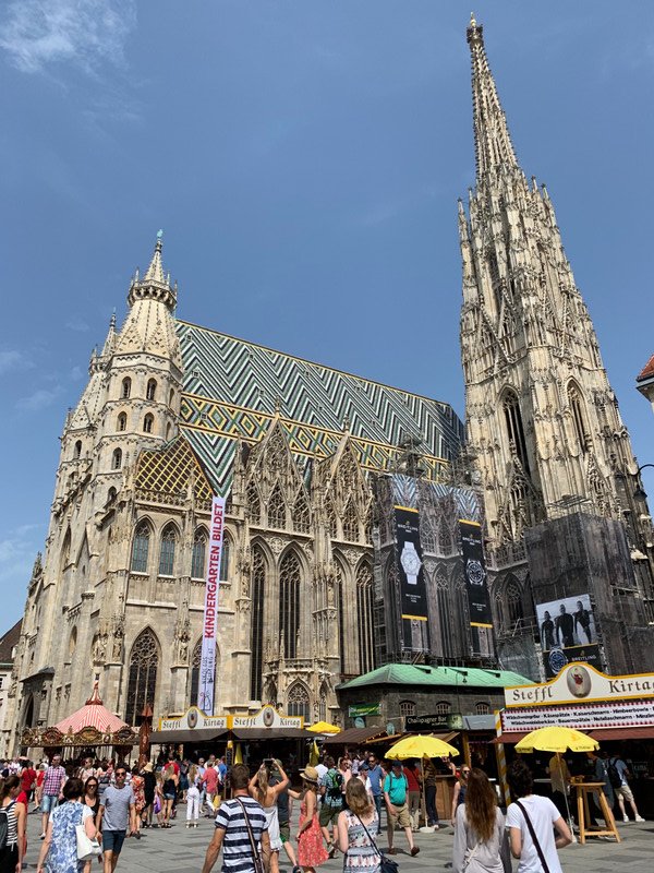 Cathedral in central Vienna. 